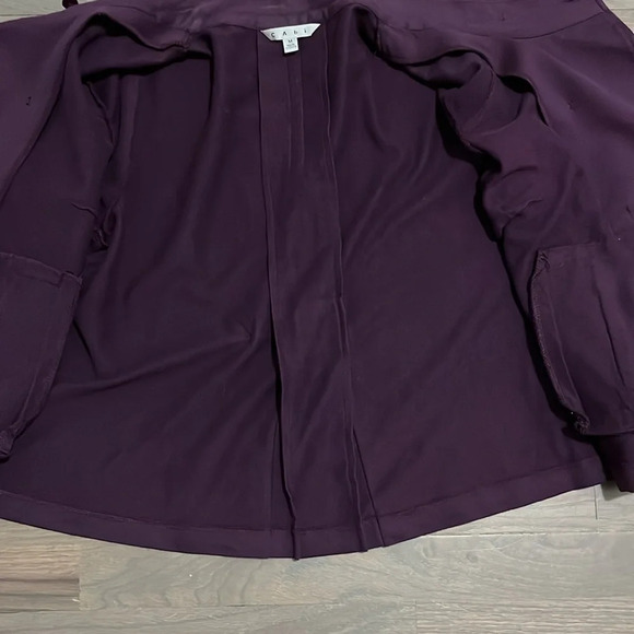 CAbi Purple Swing Cotton Cropped Jacket Style 182 Size M - Picture 7 of 11
